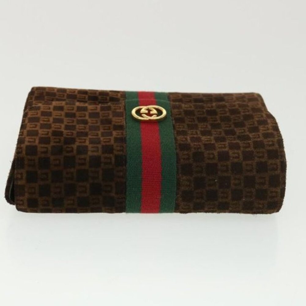 Gucci G Suede Clutch - Picture 5 of 10